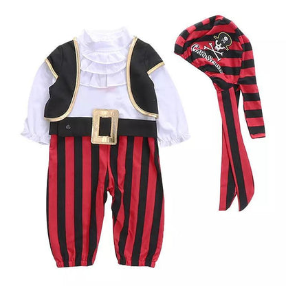 Halloween Boys Captain Cosplay Costume Bump baby and beyond