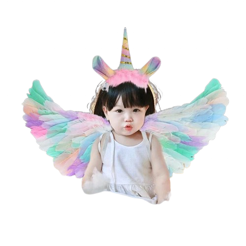 Children Girls Angel Wings With LED For Party