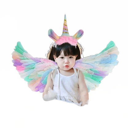 Children Girls Angel Wings With LED For Party