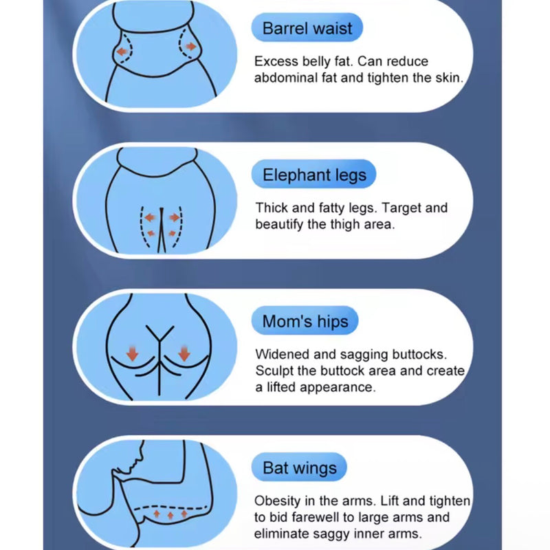 Body Slimming & Fat Burning Massager EMS Heating & Vibration Therapy Device