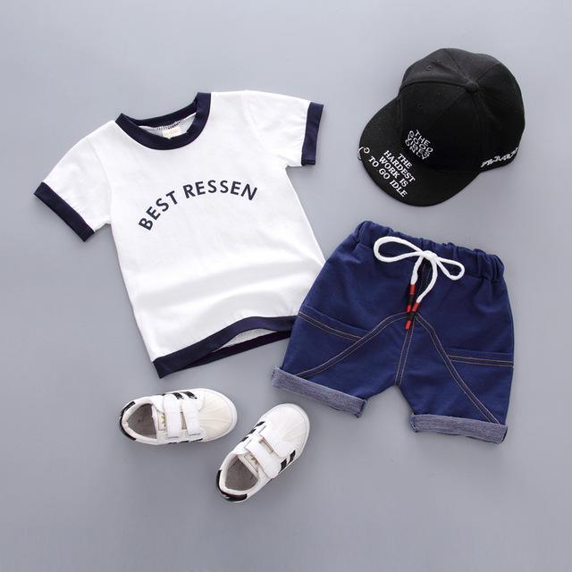 Kid Baby Boys T Shirt Shorts Summer Clothes Bump baby and beyond