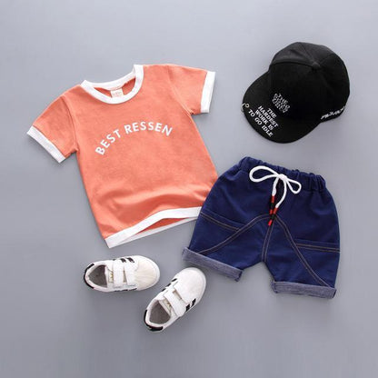 Kid Baby Boys T Shirt Shorts Summer Clothes Bump baby and beyond