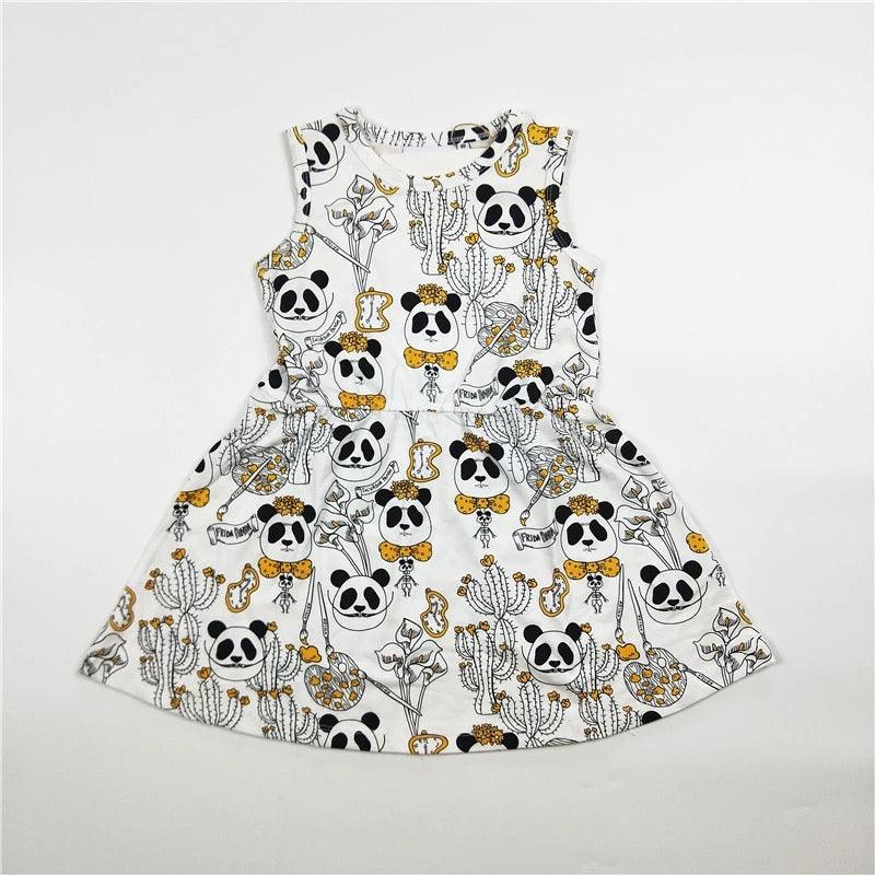 Kids Boy Girl Print Panda Dress T Shirt Pants Bump baby and beyond