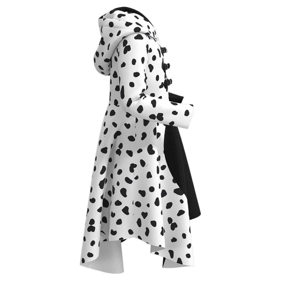 Kids Children Cruella Halloween Cosplay Dress Bump baby and beyond