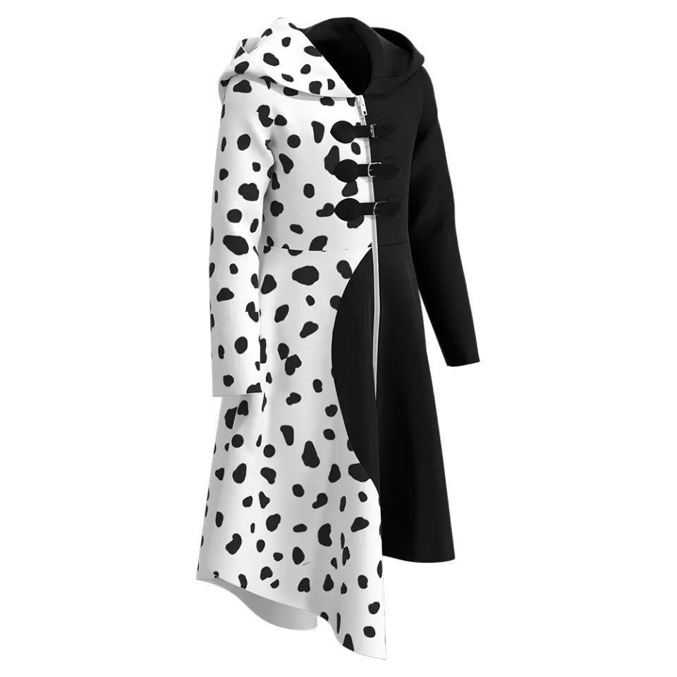 Kids Children Cruella Halloween Cosplay Dress Bump baby and beyond