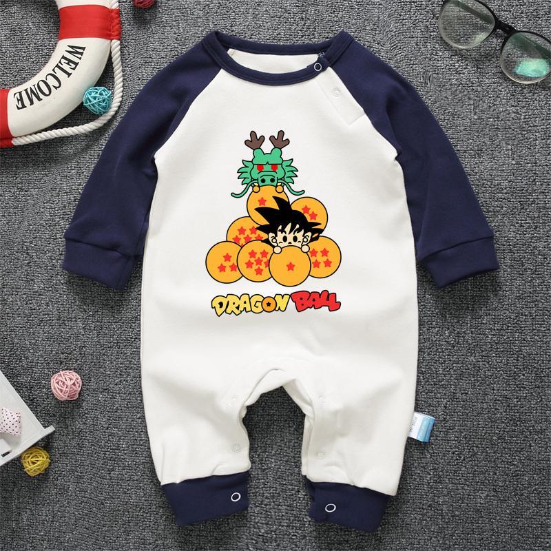 New Baby Unisex Pajamas Dragon Balls Romper Clothes Bump baby and beyond