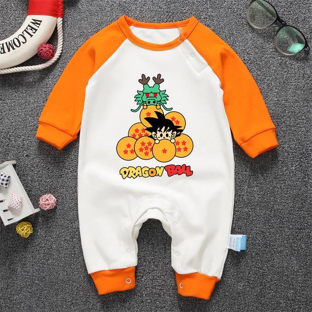 New Baby Unisex Pajamas Dragon Balls Romper Clothes Bump baby and beyond