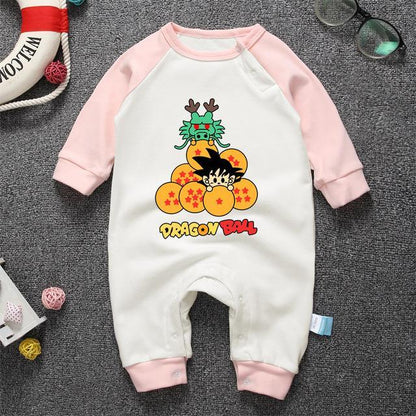 New Baby Unisex Pajamas Dragon Balls Romper Clothes Bump baby and beyond