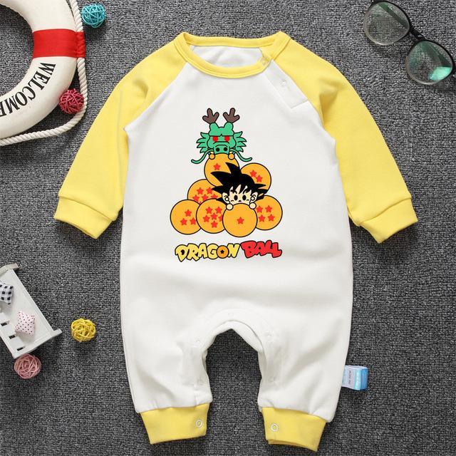 New Baby Unisex Pajamas Dragon Balls Romper Clothes Bump baby and beyond