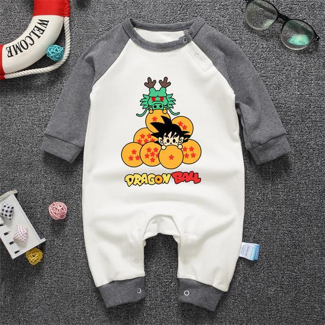 New Baby Unisex Pajamas Dragon Balls Romper Clothes Bump baby and beyond