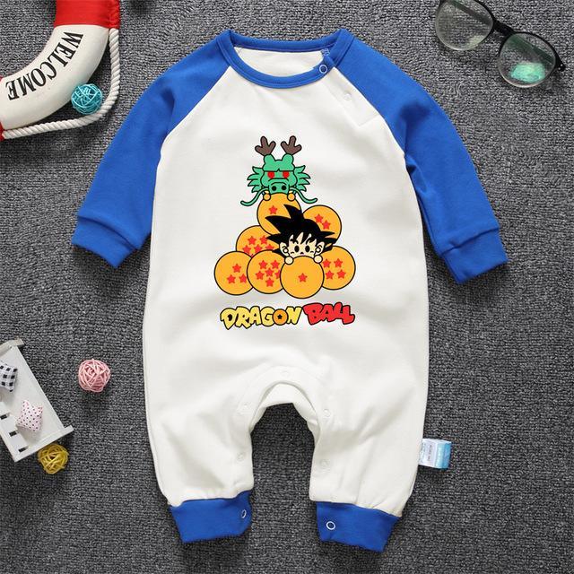 New Baby Unisex Pajamas Dragon Balls Romper Clothes Bump baby and beyond