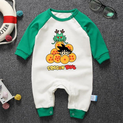 New Baby Unisex Pajamas Dragon Balls Romper Clothes Bump baby and beyond