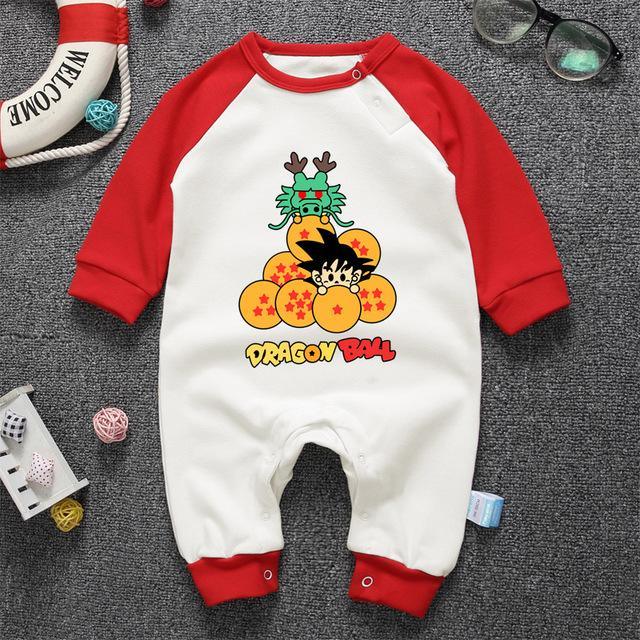 New Baby Unisex Pajamas Dragon Balls Romper Clothes Bump baby and beyond