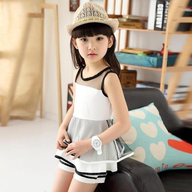 New Fashion Children's Clothing Net Veil T-Shirts Pants Bump baby and beyond