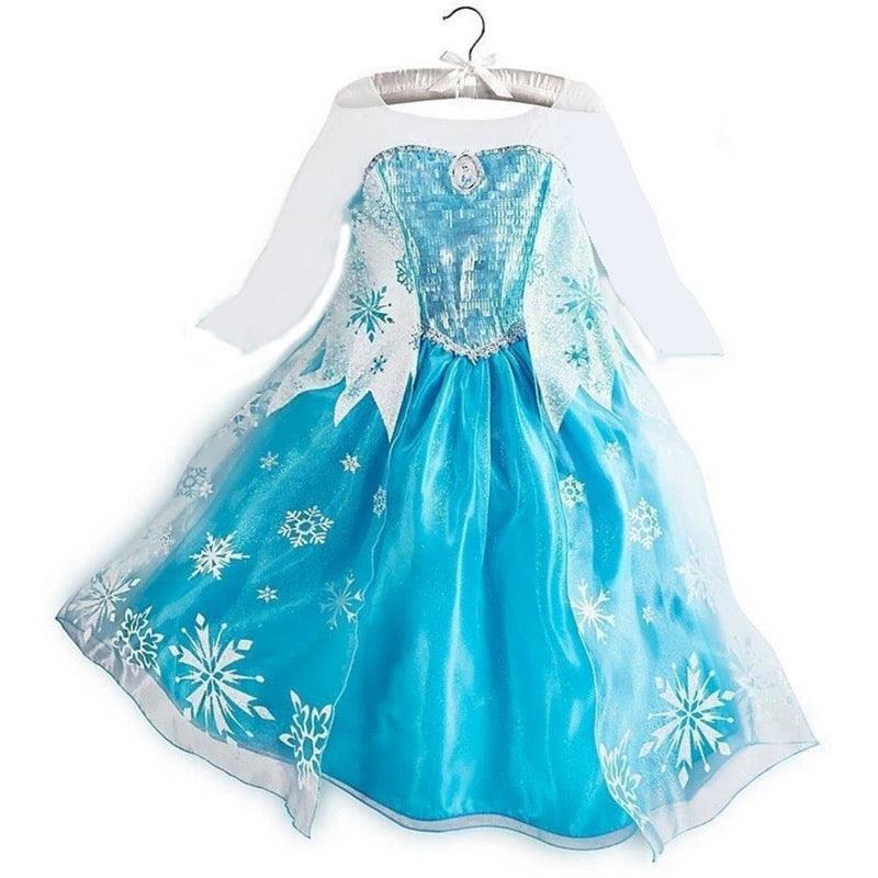 New Princess Elsa Anna Cosplay Costume Dresses Bump baby and beyond