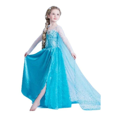 New Princess Elsa Anna Cosplay Costume Dresses Bump baby and beyond