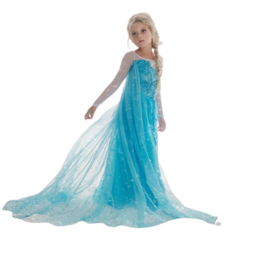 New Princess Elsa Anna Cosplay Costume Dresses Bump baby and beyond