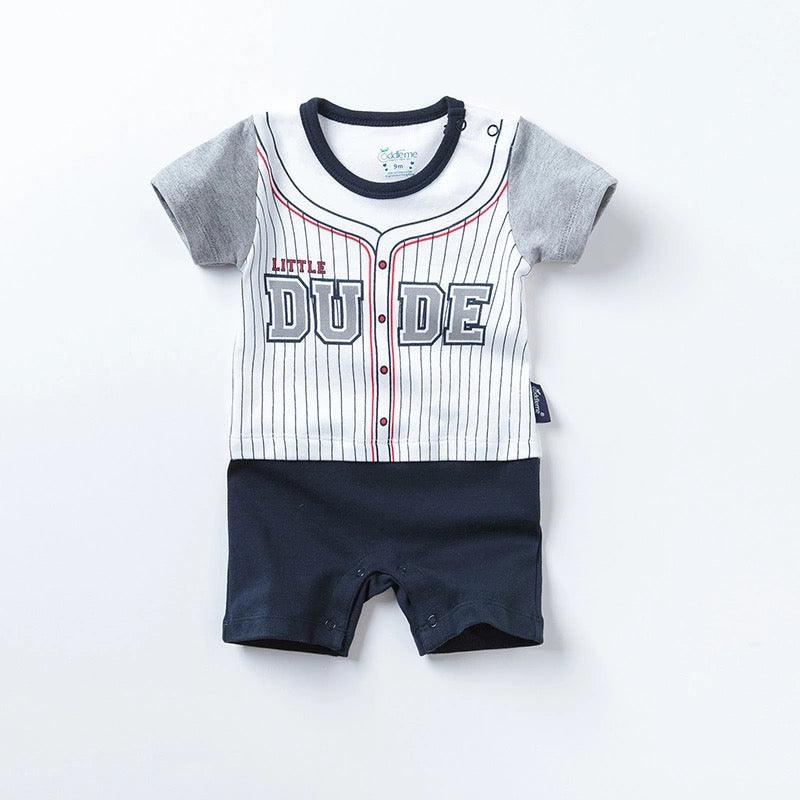 Newborn Baby Boys Dude Romper Bump baby and beyond