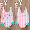 Newborn Baby Girl Watermelon swimsuit Bump baby and beyond