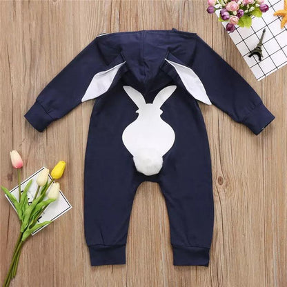 Newborn Baby Girls 3D Ear Rabbit Romper Clothes Bump baby and beyond