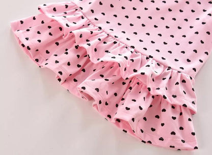 Newborn Baby Girls Black Spots Wrapped Dress Clothes Bump baby and beyond