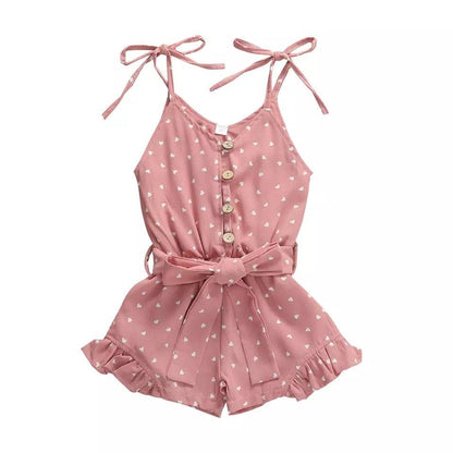 Newborn Baby Girls Strap Jumpsuit Bump baby and beyond