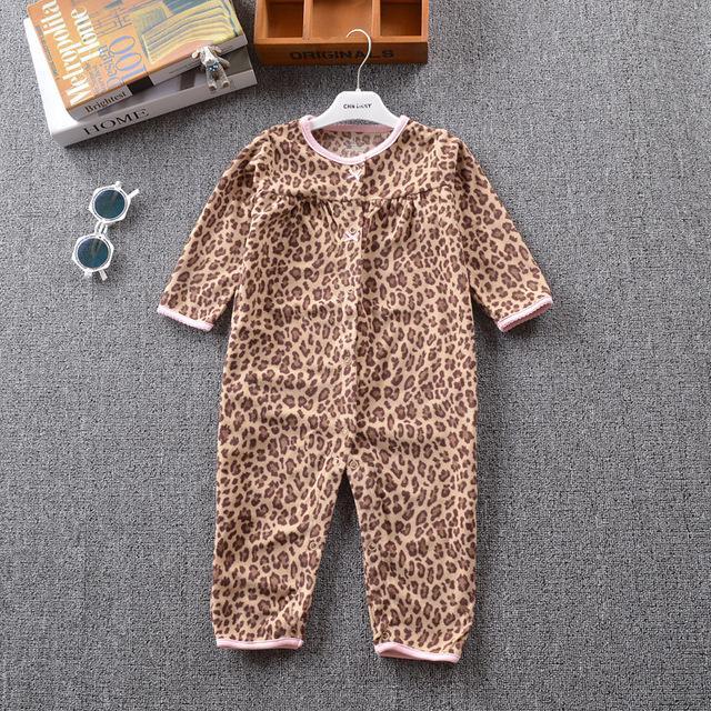 Newborn Baby Unisex Jumpsuit Pajamas Collar Fleece Clothes Bump baby and beyond