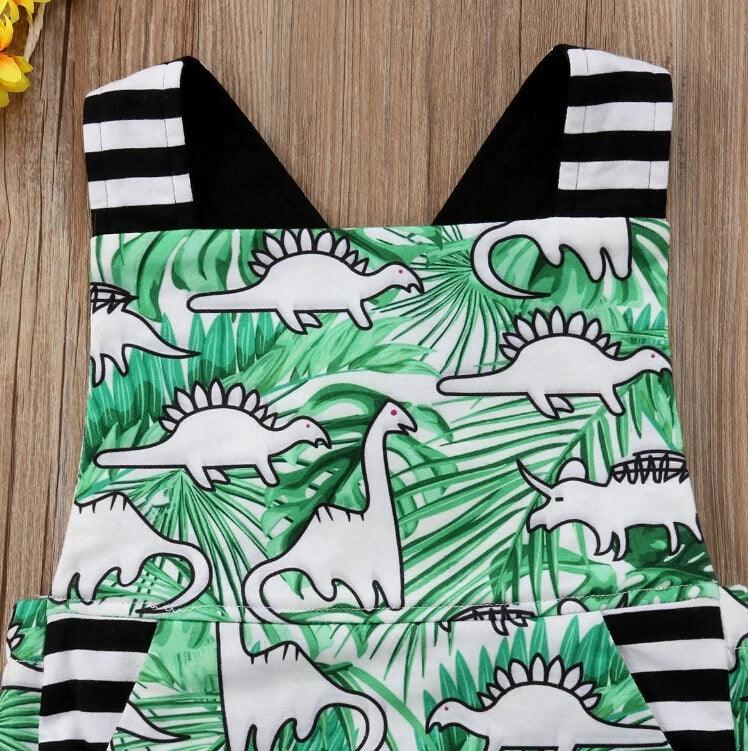 Newborn Boys Dinosaur Romper Clothes Bump baby and beyond