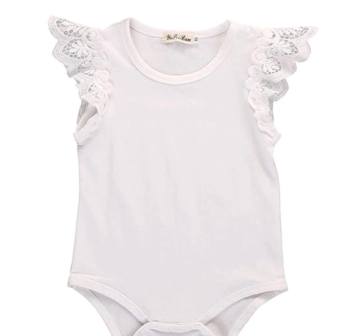 Newborn Summer Baby Lace Jumpsuit Bump baby and beyond