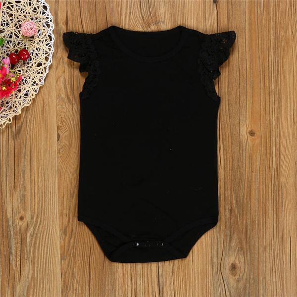 Newborn Summer Baby Lace Jumpsuit Bump baby and beyond