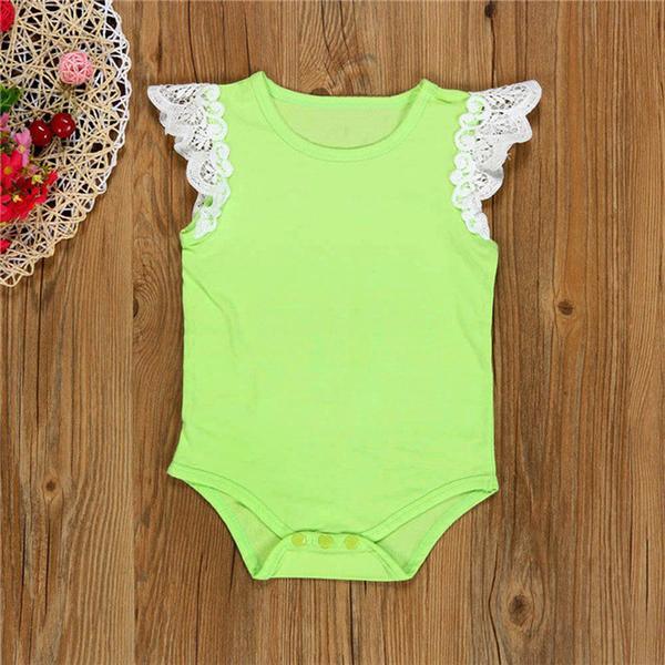 Newborn Summer Baby Lace Jumpsuit Bump baby and beyond