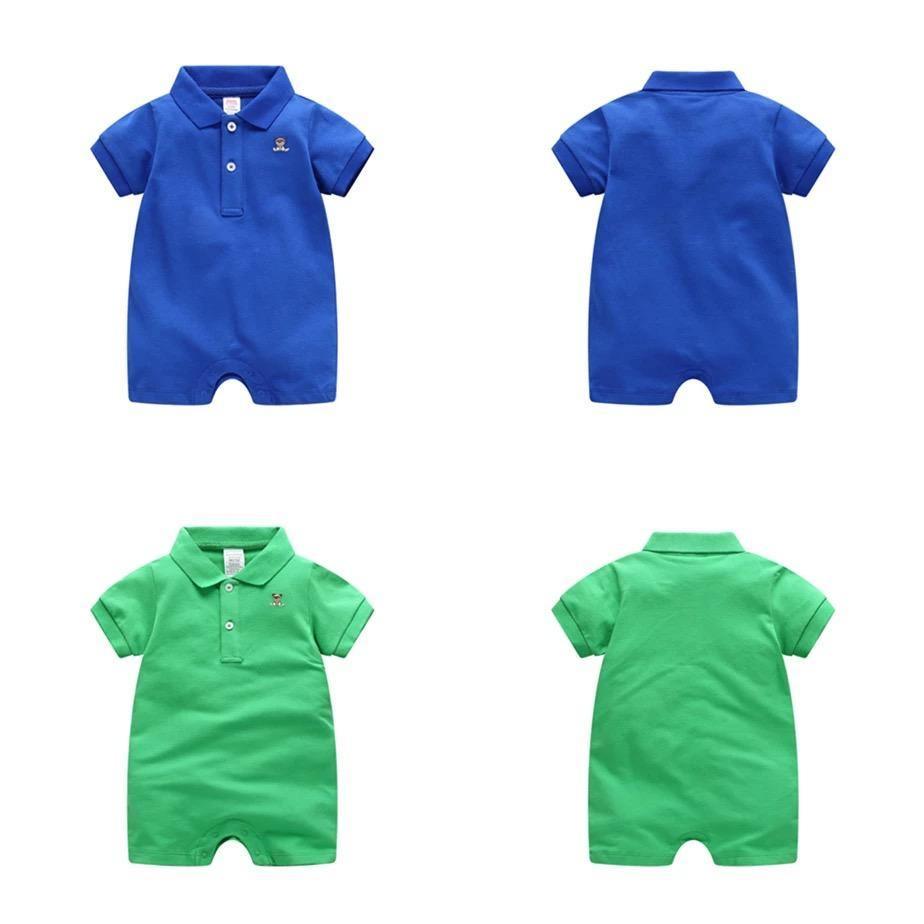 Newborn boys baby gentlemen polo romper clothes Bump baby and beyond