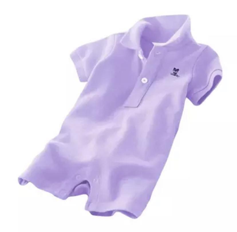 Newborn boys baby gentlemen polo romper clothes Bump baby and beyond