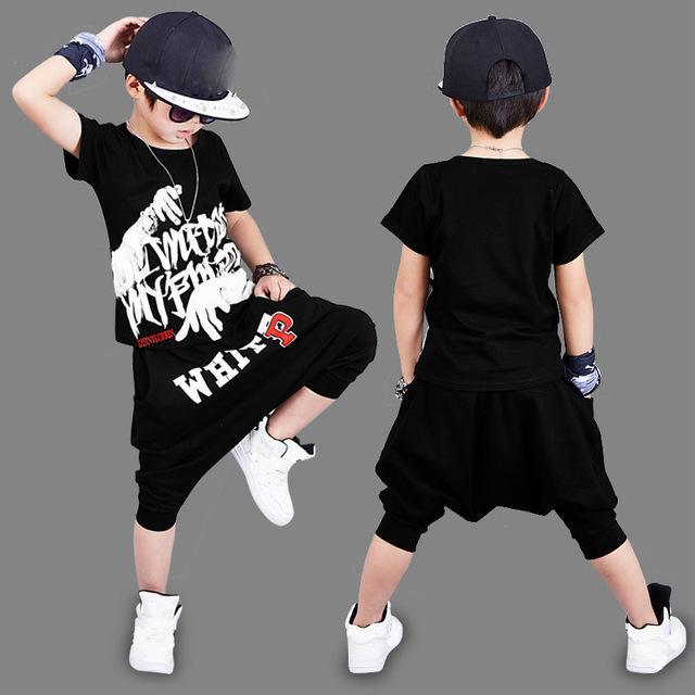 Printed Baby Boys T Shirt Hip Hop Pants Bump baby and beyond