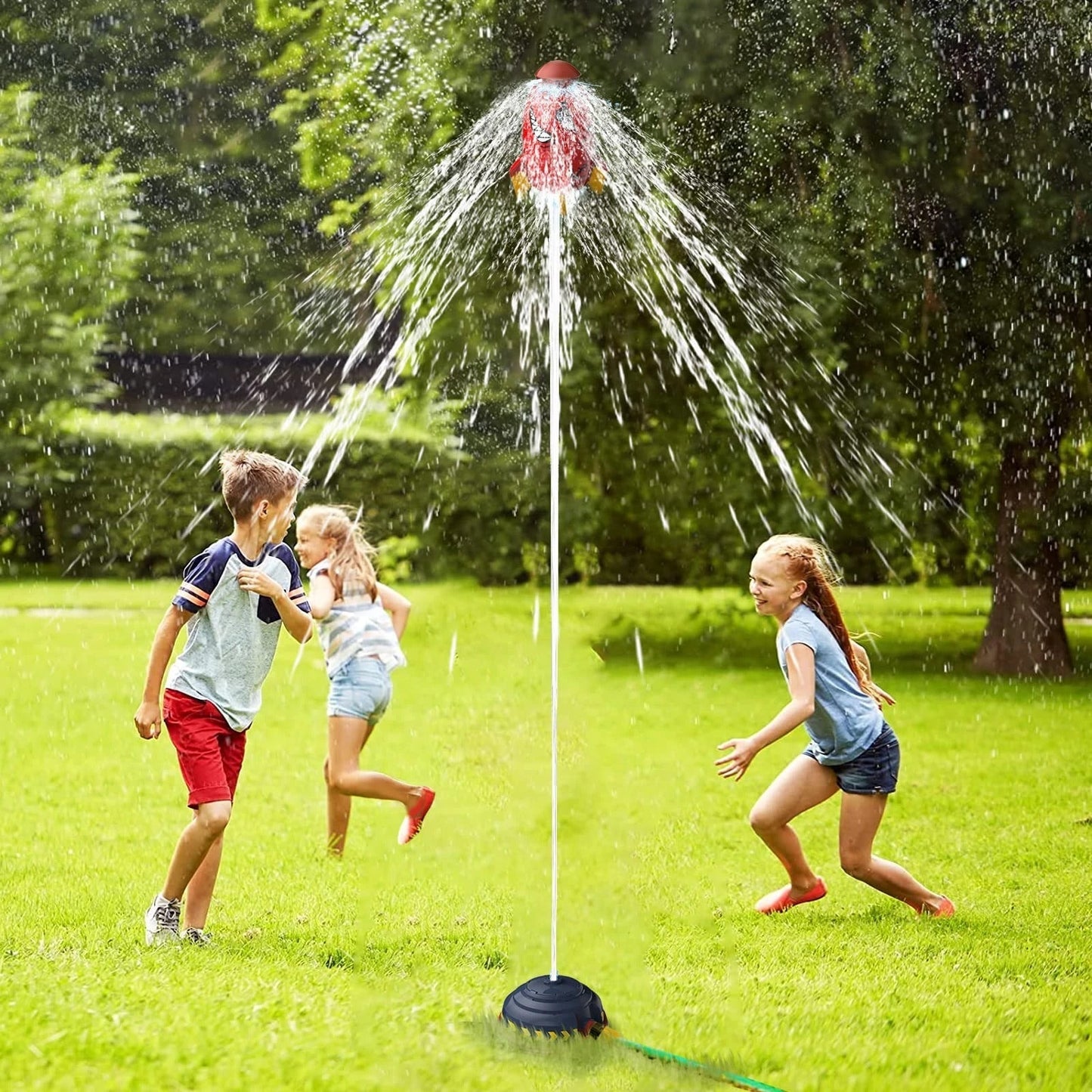 Kids Rocket Sprinkler Launcher Toys