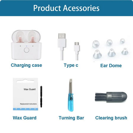 Elderly Rechargeable Invisible Hearing Aid Sound Amplifier