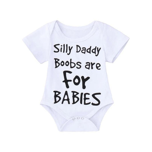 Summer Baby Boy Girl Letter Jumpsuit Bump baby and beyond