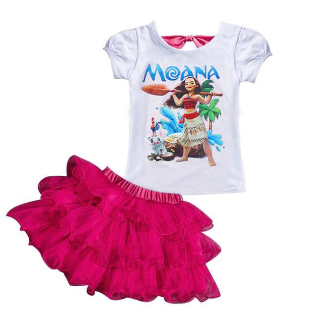 Summer Girls Moana Elsa Ice Cream Outfit Bump baby and beyond