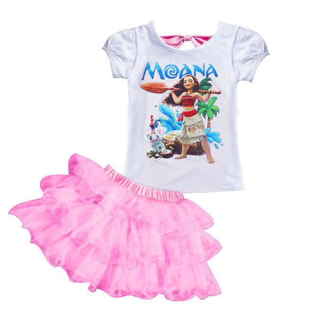 Summer Girls Moana Elsa Ice Cream Outfit Bump baby and beyond