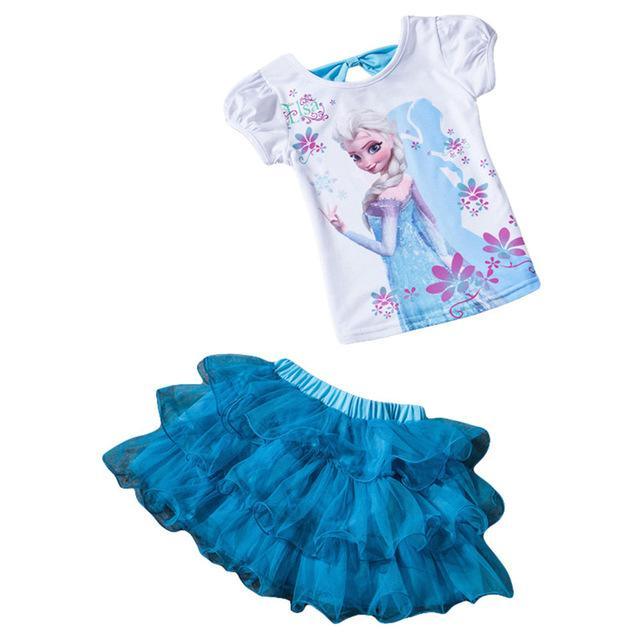 Summer Girls Moana Elsa Ice Cream Outfit Bump baby and beyond