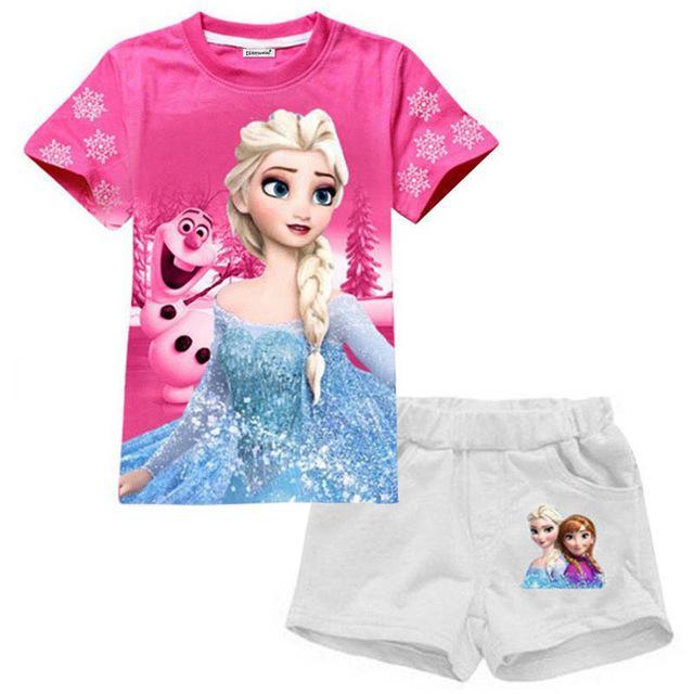 Summer Girls Moana Elsa Ice Cream Outfit Bump baby and beyond