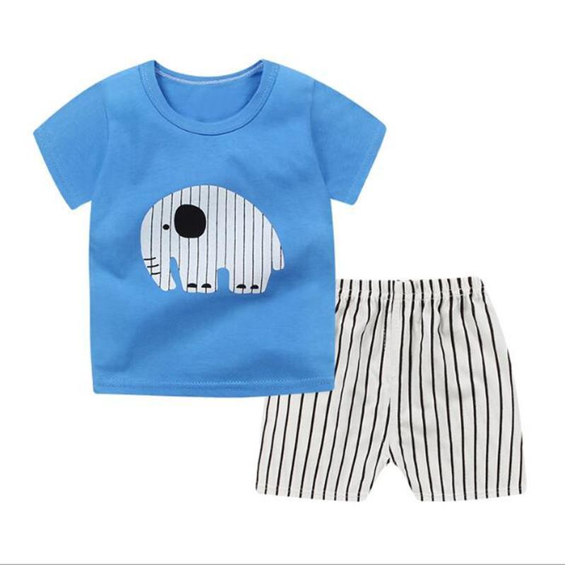 Summer Kid Baby Boys Tops T Shirt Animal Shorts Clothes Bump baby and beyond