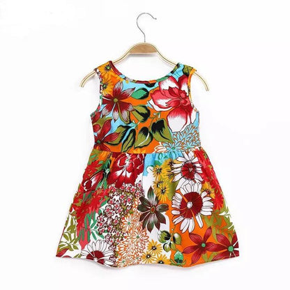 Summer Princess Sleeveless Polka Dot Flower Dress Bump baby and beyond