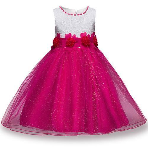 Summer girls party  flower ball gowns dress Bump baby and beyond