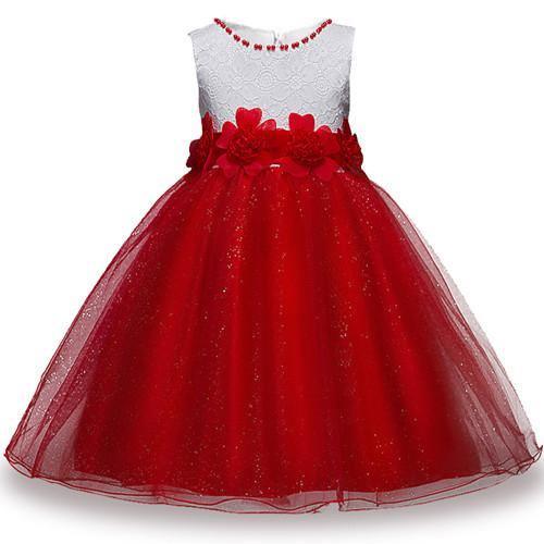 Summer girls party  flower ball gowns dress Bump baby and beyond