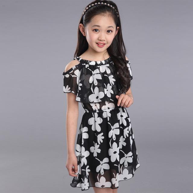 Teen Girls Dresses Summer Chiffon Clothes Bump baby and beyond