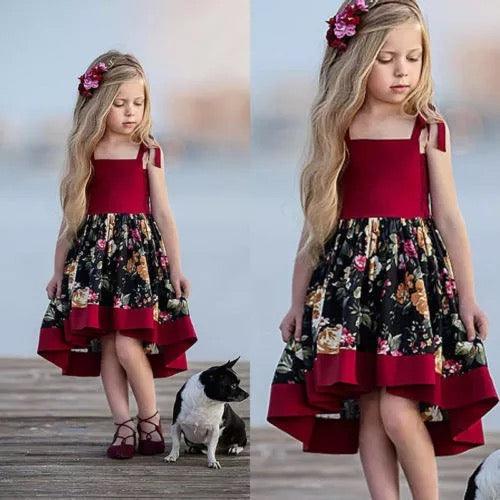 Toddler Baby Flower Lace Strap Dress Bump baby and beyond