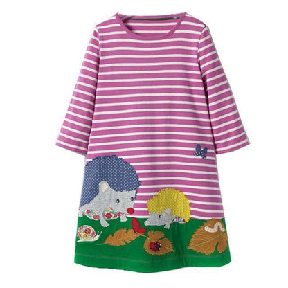 Unicorn Girls Long Sleeve Dress Kids Clothes Bump baby and beyond