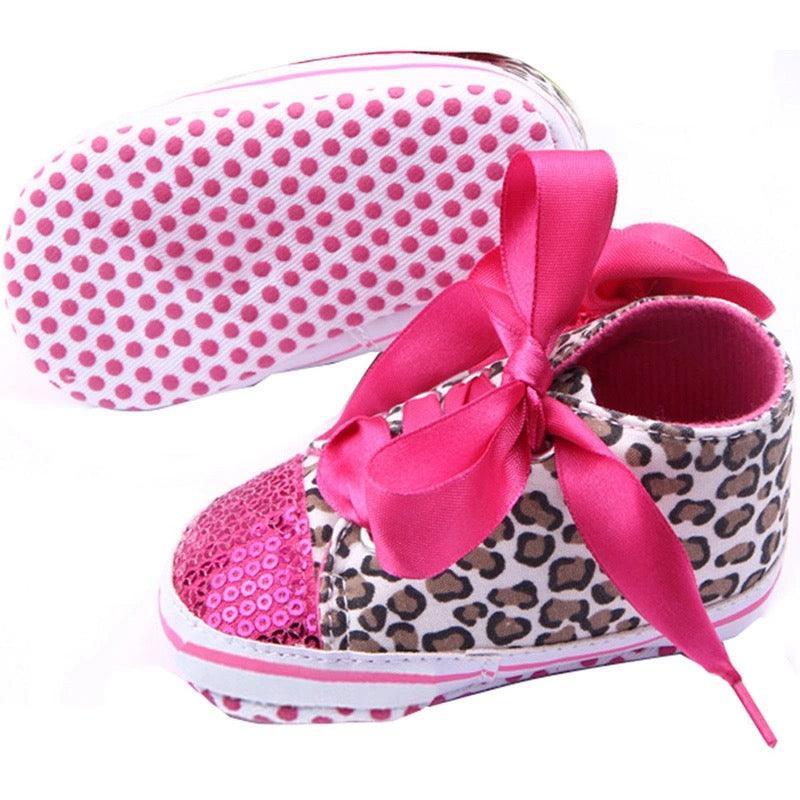 Unisex Floral Leopard Soft Sole Shoes Bump baby and beyond