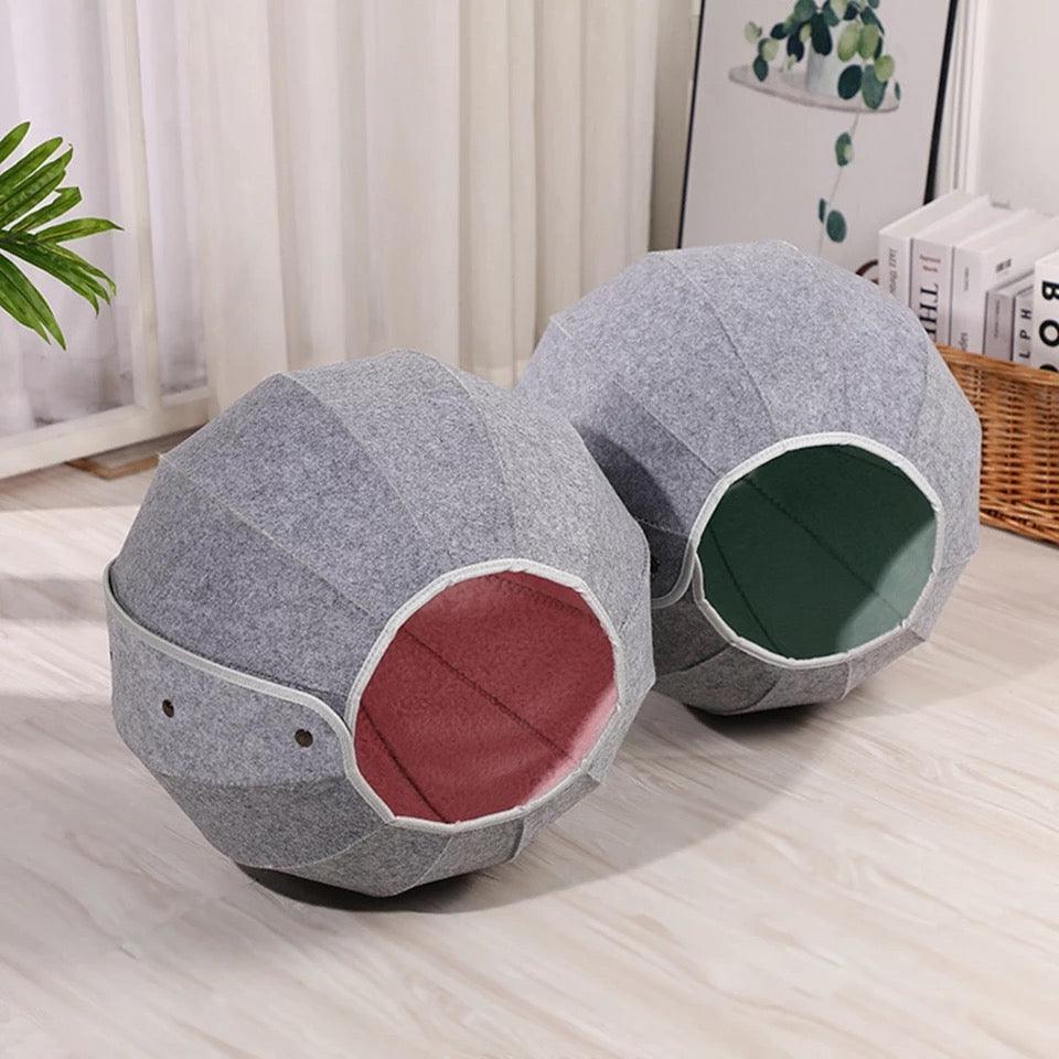 Warm Cat Tunnel Shell Pet Bed Multifunctional Bump baby and beyond